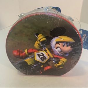 Disney Lunchbox M1Racing Micky Mouse Donald Duck 6.25” X 2.5”